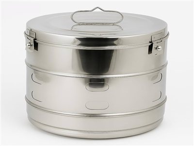 SS Dressing Drum / Sterile Bin